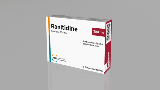 ممنوعیت مصرف داروی رانیتیدین